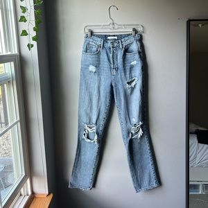 PacSun High Rise Medium Wash Dad Jeans